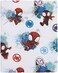 Disney Marvel Spidey and his Amazing Friends Spidey Team Red, White, and Blue 4 Piece Toddler Bed Set - Comforter, Fitted Bottom Sheet, Flat Top Sheet, and Reversible Pillowcase, 4751416P
