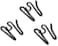 Herm Sprenger &ndash; Black Stainless Steel Additional Prong Links for Herm Sprenger Ultra-Plus Dog Training Collar - for Small Medium Large Dogs - Made in Germany (3.2 mm