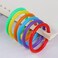 WJASI Plastic Binder Rings,1 Inch Flexible Loose Leaf Book Rings,Colorful DIY Keychain Rings,Ring Clips for Index Card Scrapbooks Words Card and Documents (140 Packs