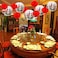 Mudder 20 Pieces Japanese Chinese Lanterns Decoration Includes 6 Cherry Flowers Japanese Paper Lanterns 14 Chinese Red Lanterns 12 Inch Cherry Blossom Lanterns Home Decor for New Year (White