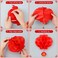 Mudder 20 Pieces Japanese Chinese Lanterns Decoration Includes 6 Cherry Flowers Japanese Paper Lanterns 14 Chinese Red Lanterns 12 Inch Cherry Blossom Lanterns Home Decor for New Year (White