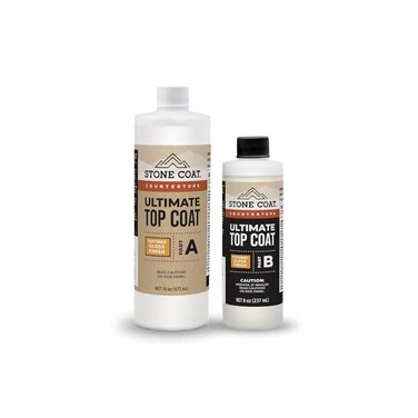Stone Coat Countertops Ultimate Top Epoxy (Glossy Finish- DIY Epoxy Resin Kit with Extra Scratch Resistance and UV Resistance for Protecting Your Surface! ((Glossy Finish
