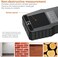 Proster Pinless Wood Moisture Meter - Non Destructive Moisture Tester for Wood Wallboard Masonry, Detect up to 3/4 Inch Below Surface, Backlit Color LCD, Visual Audible Alarm
