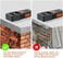 Proster Pinless Wood Moisture Meter - Non Destructive Moisture Tester for Wood Wallboard Masonry, Detect up to 3/4 Inch Below Surface, Backlit Color LCD, Visual Audible Alarm