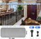JIFTOK Stairway Net - Baby Safety Rail - 180 inch x 32 inch - Banister Stair Net for Child, Small pet,Toy- IndoorOutdoor(Black