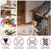 JIFTOK Stairway Net - Baby Safety Rail - 180 inch x 32 inch - Banister Stair Net for Child, Small pet,Toy- IndoorOutdoor(Black