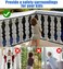 JIFTOK Stairway Net - Baby Safety Rail - 180 inch x 32 inch - Banister Stair Net for Child, Small pet,Toy- IndoorOutdoor(Black