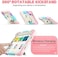 جراب SEYMAC الأصلي لجهاز iPad Mini 6 مقاس 8.3 بوصة (إصدار 2021) مع واقي شاشة وحامل قلم [حزام يد دوار 360 درجة]، جراب مقاوم للصدمات لجهاز iPad Mini من الجيل السادس مقاس 8.3 بوصة، لون أصفر وردي