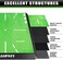 CHAMPKEY 13" x 17" Replaceable Golf Impact Mat 2.0 EditionCome with 3 Replaceable Impact Velvet and 6 Accuracy Practice Balls Golf MatsImproves Swing Plane Accuracy Golf Hitting Mats