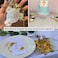 XINHUIDALSQ 50 Baptism Acrylic Mini Rosary - First Holy Communion Party Gift - Suitable for Recuerditos De Bautismo Christening Favors Decenarios Finger Rosary