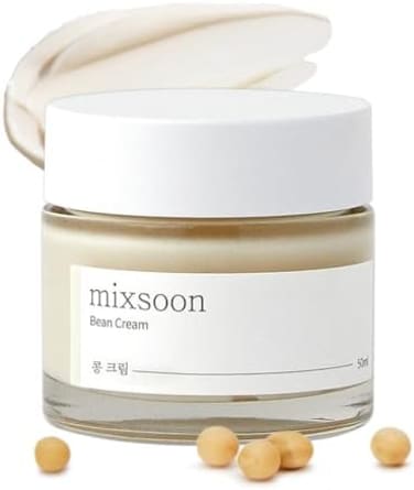 mixsoon [ Bean Cream 1.69 fl oz / 50mlSoybean ExtractRich Nutrients for Deep Moisturizing and Pore and Sebum careCruelty-free