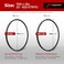 Fincci CONNA 700x23c Tyres 23-622 60TPI Foldable with 1mm Antipuncture Protection for Indoor Trainer Cycle Race Road Bike Tyres Racing Touring Bicycle Bike