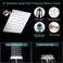 Tudoccy 10 Inch High Pressure Rainfall Shower Head/Handheld Shower Combo with 11 Inch Extension Arm, 9 Settings Adjustable Anti-leak with Holder/Hose, Height/Angle Adjustable, Chrome