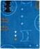 NoJo Warner Brothers Batman Blue, Orange, and White with Icons, Emblems, and Triangles Super Soft Baby Blanket