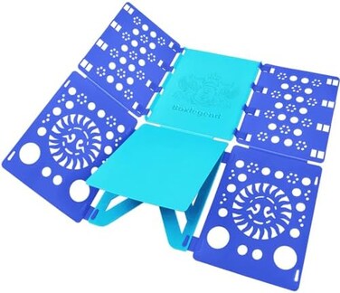 BoxLegend Shirt Folding Board t Shirts Clothes Folder Durable Plastic Laundry folders Folding Boards flipfold (BlueTurquoise(BlueTurquoise