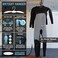Ho Stevie! (Black- Ho Stevie Wetsuit Hanger - Fast Dry Folding Vented Hanger for Surfing and Scuba Diving Wet Suits