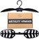 Ho Stevie! (Black- Ho Stevie Wetsuit Hanger - Fast Dry Folding Vented Hanger for Surfing and Scuba Diving Wet Suits