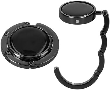 kwmobile Purse Hanger for Table (Set of 2- Purse Hook for Table - Folding Handbag Hanger - Portable Table Bag Holder