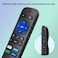 جهاز تحكم عن بعد عالمي من LOUTOC لأجهزة Roku TV، بديل لأجهزة TCL/Hisense/Sharp Roku TV، مزود بأزرار Netflix وDisney وHulu وPrime Video