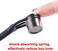 MAMKOES VT-5 Violin Microphone Wireless UHF Gooseneck Pick Up Instrument Clip-on Mic Receiver and Transmitter System for Violin