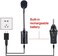 MAMKOES VT-5 Violin Microphone Wireless UHF Gooseneck Pick Up Instrument Clip-on Mic Receiver and Transmitter System for Violin