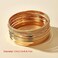 Xerling 14Pcs Boho Indian Multi Bangle Bracelet Set Punk Chunky Stackable Textured Bracelets for Women Layered Cable Smooth Bracelets, Diameter: 2.6-2.7in/6.8-7cm, alloy