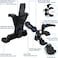 iTODOS Tablet Holder for Spin Bike, Stroller,Treadmill,Golf Cart, Wheelchair,Stationary Bike,Microphone Stand, Adjustable 7~11" Tablet Clip Fits iPad,Samsung Galaxy Tab, Google Nexus, Fire HD and GPS
