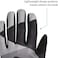 Harbinger Men's Shield Protect Weightlifting Gloves, Large, Black