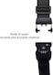 AssemHome Heavy Duty Luggage Straps TSA Approved with Combination Lock Adjustable Travel Belt for Suitcases (Black