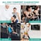 MODVEL Knee Support Set for Men and Women - Stable Support for Sports, Training, Fitness, Hiking, Everyday Use - Comfortable, Skin-friendly, Breathable Bandage Made of Soft Nylon Latex Fabric