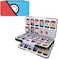 HEIYING Game Card Case for Nintendo SwitchSwitch OLED,Customized Pattern Switch Lite Game Card Storage Box with 48 Game Card Slots and 24 Micro SD Card Slots.