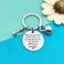 Dabihu Fitness Instructor Gift Appreciation Keychain Thank You Gift for Fitness Coach Trainer Workout Coach Appreciation Gifts Employee Coworker Retirement Gifts Thank You Keychain, Silver, Small