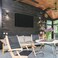 Easy-Going Waterproof Outdoor TV Cover for 65-70 inch TV with Bottom Cover, Thick Fabric, Dustproof and Weatherproof TV Cover with Remote Control Pocket, Black