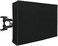 Easy-Going Waterproof Outdoor TV Cover for 65-70 inch TV with Bottom Cover, Thick Fabric, Dustproof and Weatherproof TV Cover with Remote Control Pocket, Black