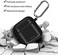 claiol Protective Case Compatible for Tozo T6, Upgraded Shockproof Tozo T6 Case Cover with Metal Carabiner. (Black