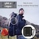 claiol Protective Case Compatible for Tozo T6, Upgraded Shockproof Tozo T6 Case Cover with Metal Carabiner. (Black