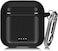 claiol Protective Case Compatible for Tozo T6, Upgraded Shockproof Tozo T6 Case Cover with Metal Carabiner. (Black