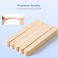 JMU Tongue Depressor 6 inch, Senior Size Wax Applicator Sticks, Sterile, Individually Wrapped, 100 Count