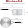 KitchenAid Saucepan with Pour Spouts, 1 Quart, Brushed Stainless Steel, 71018