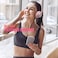 KVIDIO Bluetooth Headphones Over Ear, 65 Hours Playtime Wireless Gym Headphones with Microphone, Foldable Lightweight Pink Headset with Bass and Stereo Sound