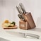 Cuisinart C77SS-7P Stainless Steel Prep Set w/Acacia Block, 7 pc