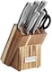 Cuisinart C77SS-7P Stainless Steel Prep Set w/Acacia Block, 7 pc