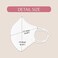 VATTNIG [10p 20p] Korea Face Mask for Adults Bird Beak type 2D Protective Health Face Mask