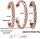 Coppervast Copper Bracelets- for Men and WomenSet of 3 with Gift BagHandmade 100% Copper