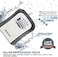 GIVERARE Key Lock Box, Wall Mount 4 Digits Combination Lockbox Outside, Waterproof Outdoor Key Hider for House Key, Resettable Safe Security Password Box with Mounting KitDust-proof Cover-Grey