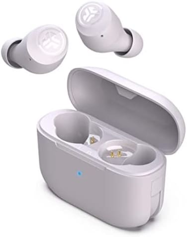 JLab Go Air Pop True Wireless Bluetooth EarbudsCharging CaseLilacDual ConnectIPX4 Sweat ResistanceBluetooth 5.1 Connection3 EQ Sound Settings: JLab Signature, Balanced, Bass Boost