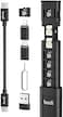 BUDI Multifunctional 9 in 1 Data Cable with USB Type-C Card Reader Micro SD Memory high-Speed Adapter Suitable for Mobile Phone Cameras and Computers