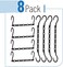 Mr. Pen- Space Saving Hangers, Black, 8 Pack, Closet Organizer Hangers Space Saving, Hanger Organizer, Closet Hangers, Shirt Organizer, Closet Hangers Space Saver, Magic Hangers, One Size