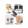 Zofly Heavy-Duty Slot Punch, Handheld Badge Hole Puncher, All Metal ID Card Puncher, Slotting Punch Tool for PVC ID Card, Luggage tag, Name Tag and Badge Holder