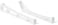 Glistco Skates - Horizontal Stand Compatible with PS5 - Disc Edition (White